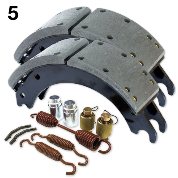 MARATHON Bandas de freno traseras No. 4707 Mercedes Benz e International LT